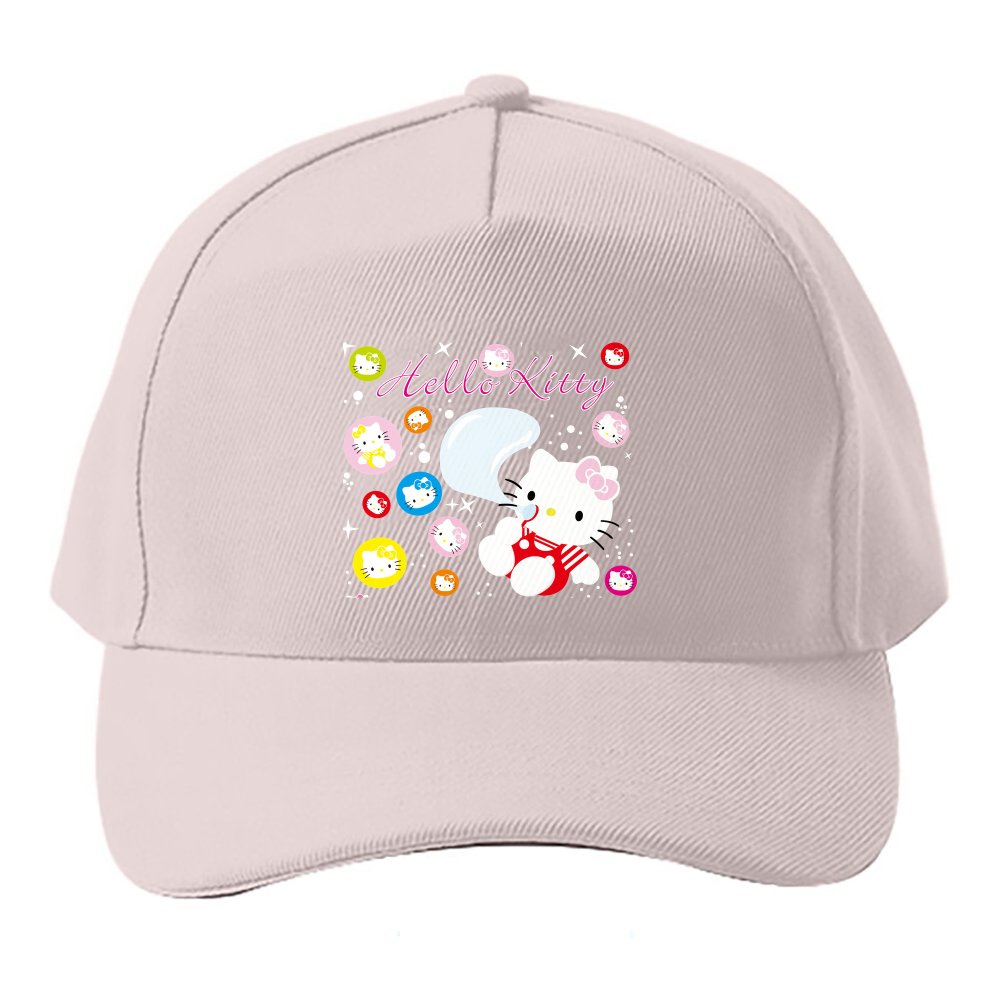 （画像用） Hello Kitty ハローキティ ベースボールキャップ 綿100％ 男女兼用 帽子 スポーツ